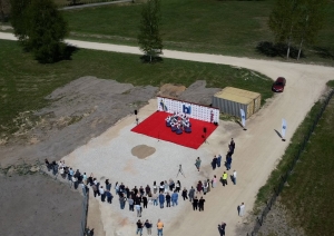Jaunas rūpnīcas būvniecības sākums Elkšņos jeb Pirmās lāpstas svētki. 12.05.2023,