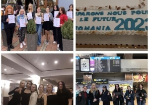  Ogres Valsts ģimnāzijas komanda piedalās Erasmus projektā Rumānijā un diskutē par veiksmīgas nākotnes izvēli
