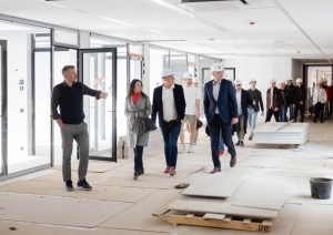 Lielvārdes florbola komandas pieņemšana Ogrē. 27.04.2023.