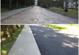 Novadā turpinās infrastruktūras sakārtošanas darbi