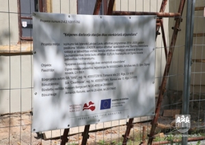 Ķeipenes stacijā darbi turpinās