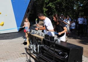 Klinšu kāpšanas sienas atklāšana 20.08.2022.