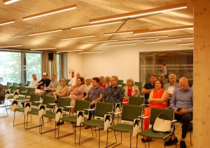 Latvijas Būvinženieru savienības valde pulcējas izbraukuma sēdē Ogrē. 23.08.2023.