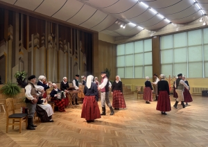 Lielvārdes kultūras centra folkloras kopa piedalās ikgadējā skatē 