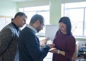 Lielvārdes vidusskolas vadītāju un Ogres novada pašvaldības pārstāvju tikšanās Lielvārdes vidusskolā 01.2024. vidusskolas