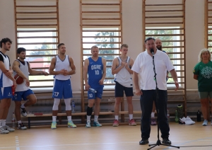 Egils Helmanis un fonā sportisti 06.09.2024.