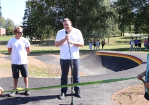 Egils Helmanis pie Madlienas velotrases 06.09.2024.
