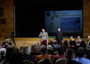 Egils Helmanis un iedzīvotāji Madlienas forums 13.04.2024.