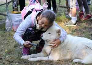 Ogres Zilajos kalnos Meža zinību dienā skolēni apgūst Meža ābeci