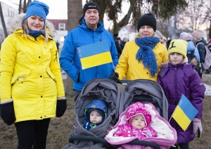 Mītiņš Ukrainas atbalstam