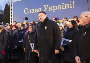 Mītiņš Ukrainas atbalstam