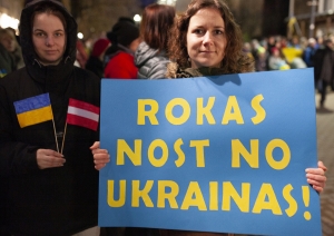 Mītiņš Ukrainas atbalstam