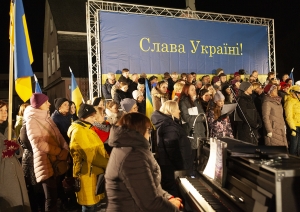 Mītiņš Ukrainas atbalstam