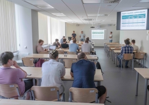 Ogres pašvaldības pārstāvji diskutē ar RTU studentiem par satiksmes organizāciju Ogrē