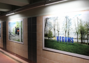 Ogres gājēju tunelī izveidota jauna galerija