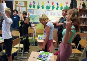Ogres novada jaunieši iesaistās projekta “I.m. I. - eju tālāk” aktivitātēs Ogresgalā