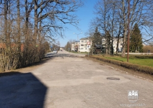 Uzsākta Ogresgala Tautas nama laukuma labiekārtošana
