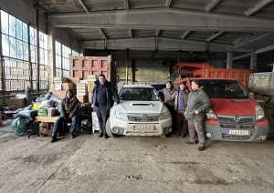 Ogres novada domes deputāti Ukrainā. 12.2022.