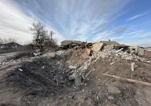 Ogres novada domes deputāti Ukrainā. 12.2022.