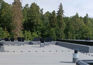 Ogres Valsts ģimnāzijas jumts
