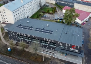 Ogres novada Sporta centra sporta zāles ēka Skolas ielā 12, Ogrē