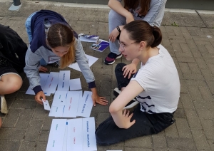 Projekta "Pumpurs" nodarbības Jaunogres vidusskolā