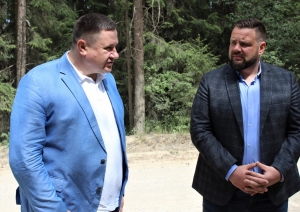 Satiksmes ministra J.Vitenberga vizīte Ogres novadā. 29.05.2023. 