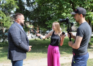 Satiksmes ministra J.Vitenberga vizīte Ogres novadā. 29.05.2023. 