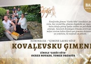 Konkursa "Sējējs 2026" nominants - Kovaļevsku ģimene