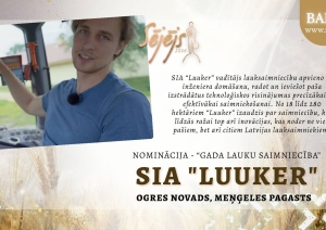Konkursa "Sējējs 2026" nominants SIA "LUUKER"
