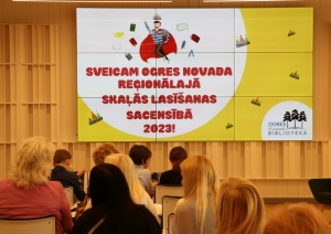 Skaļās lasīšanas konkursa reģionālais fināls OCB. 25.06.2023.