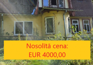 Nekustamā īpašuma Silšu iela 2-1, Ogrē izsoles rezultāts
