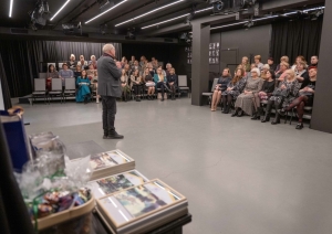 Jānis Kaijaks un Ogres novada Sociālā dienesta darbinieki