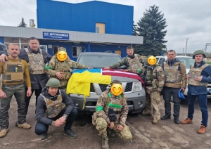 Ogres novada pašvaldības pārstāvji starptautiskā samitā Ukrainā 04.2023. 