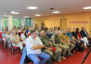 Ukrainas pārstāvji viesojas Ogres rajona slimnīcā 18.08.2023.