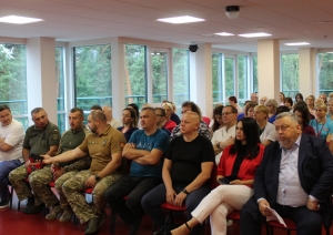 Ukrainas pārstāvji viesojas Ogres rajona slimnīcā 18.08.2023.