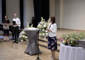 Vita Leimane pasākumā Ogres novada Zelta kāzu pāris 31.05.2024