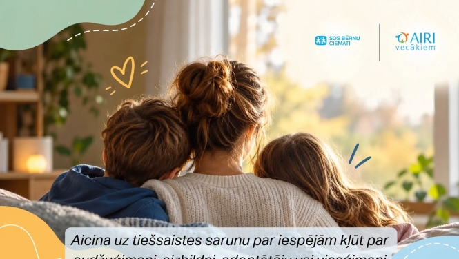  Latvijas SOS Bērnu ciematu asociācijas ģimeņu atbalsta centrs “AIRI vecākiem” aicina ceturtdien, 29. oktobrī no plkst. 18.30 līdz 19.30 piedalīties tiešsaistes sarunā platformā Zoom. Lai pieteiktos tiešsaistes sarunai, aicinām rakstīt uz airivecakiem@sosbca.lv