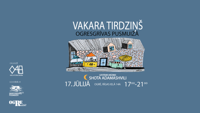 Vasaras vakara tirdziņš Ogresgrīvas pusmužā notiks 17. jūlijā no plkst. 17.00 līdz 21.00
