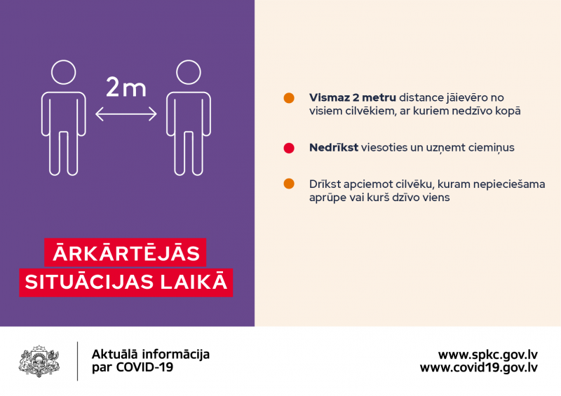 Uz trim nedēļām noteikti stingrāki pasākumi Covid-19 ierobežošanai