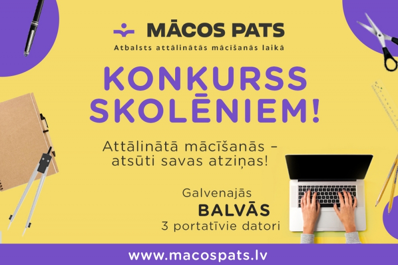 Atziņu konkurss “Mācos pats”