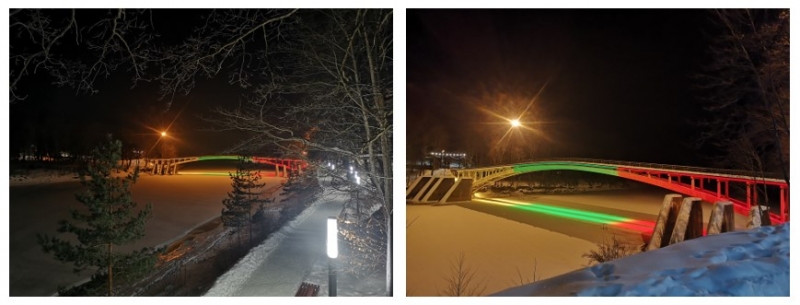 Gājēju tilts pār Ogres upi iemirdzēsies kaimiņvalstu karoga krāsās