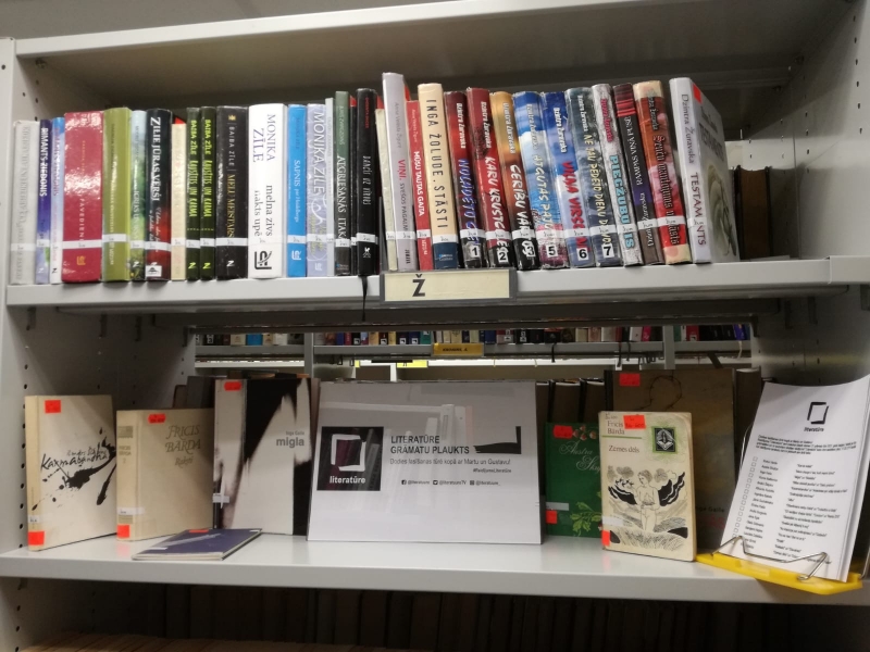 “Literatūre” arī Ogres Centrālajā bibliotēkā