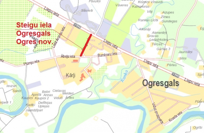 Steigu ielā, Ogresgalā notiks asfaltbetona seguma atjaunošanas darbi