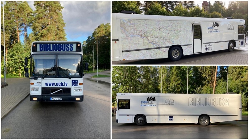 Bibliobuss reģistrēts Bibliotēku reģistrā kā mobilā filiālbibliotēka