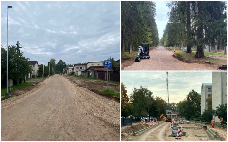 Aktuālie infrastruktūras sakārtošanas darbi novadā