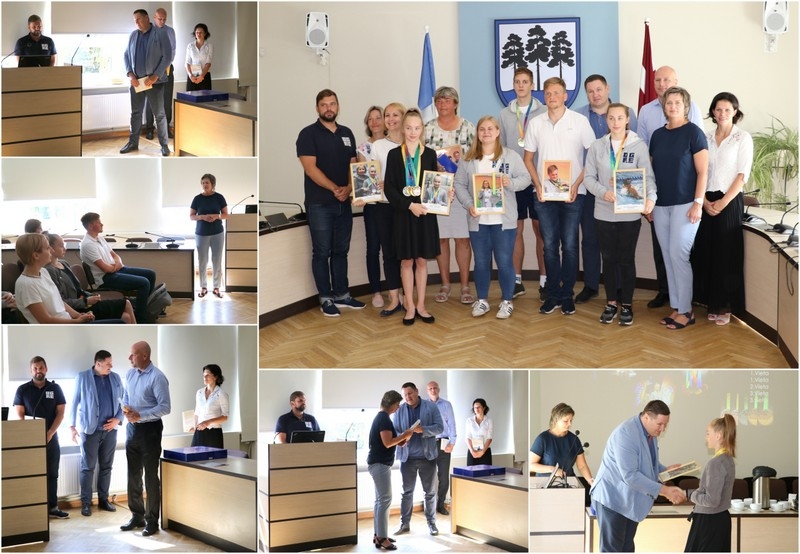 Pašvaldības vadība godina Ogres novada labākos sportistus