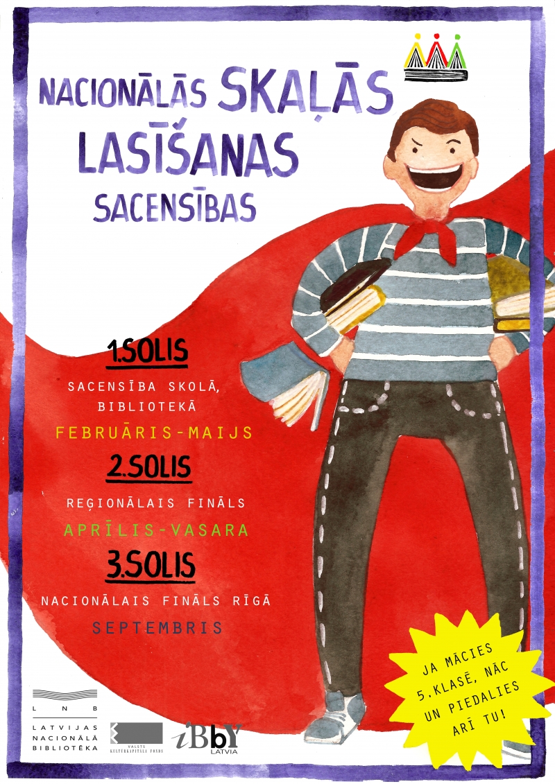 Aicināti piedalīties Skaļās lasīšanas sacensībās