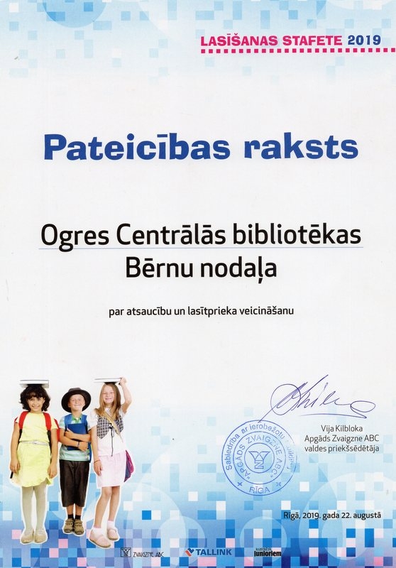 “Zvaigzne ABC” Lasīšanas stafetes maratons izskanējis