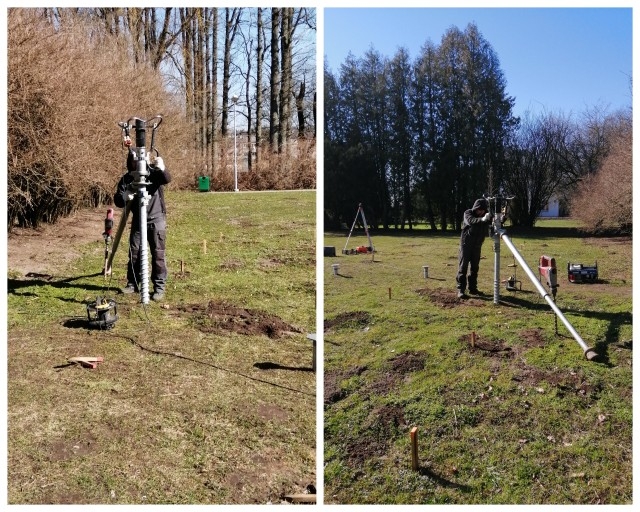 Uzsākti darbi Ogresgala Tautas nama laukuma labiekārtošanai